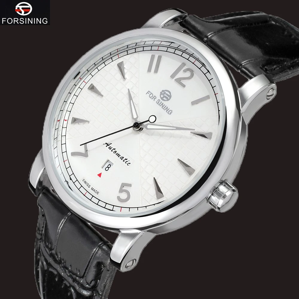 

Free Ship Men's Watches Day Date Function Automatic Wrist Watch Man Dress Wristwatches Clocks FORSINING Mechanical Watches