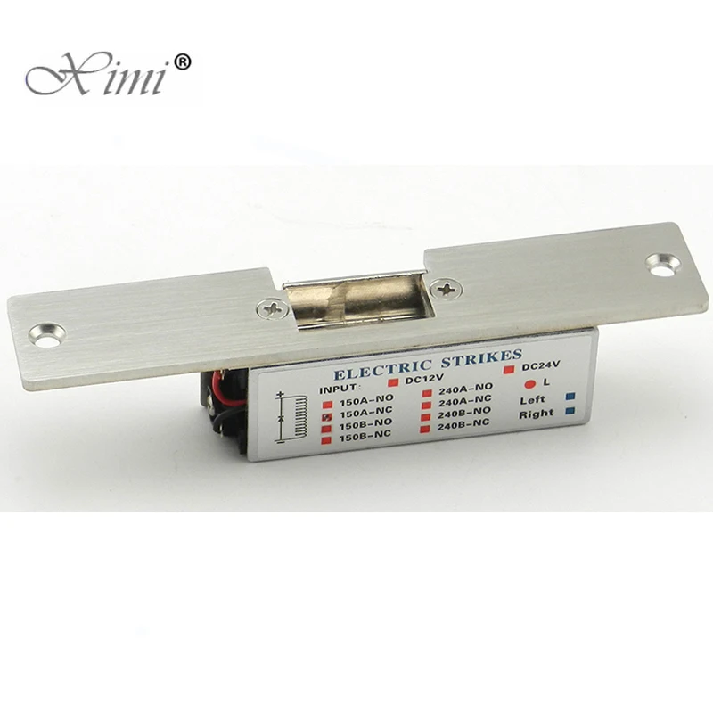Electric Strike Lock Narrow Type Electric Door Lock for Home Office Wood Metal Door NO Mode Fail Secure DC 12V Access control smart door lock smart lock electronic lock fingerprint door lock smart cylinder lock fingerprint cylinder lock