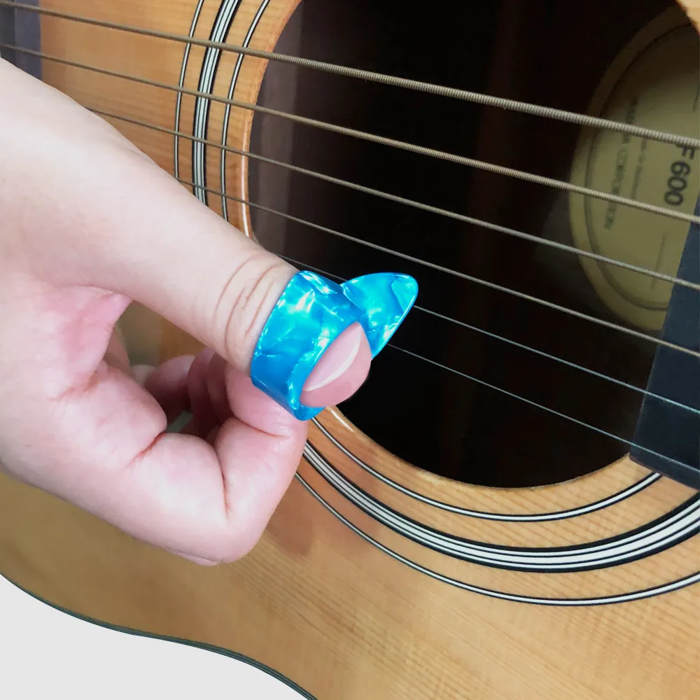 SLOZZ палец пальца медиатор для гитары целлулоидный медиатор для акустической электрической гитары ra бас Толщина 1,2 мм