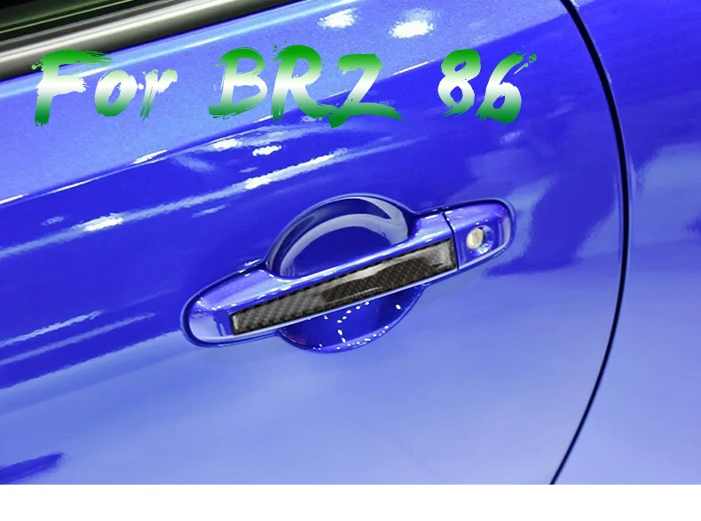 Airspeed для BRZ, углепластик для SUBARU BRZ аксессуары Автомобильные дверные ручки отделка полосы Защитная крышка декоративные наклейки