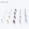 200pcs Bullet Clutch Earring Backs with Pad Earring Safety Backs Ear Nut Hypoallergenic Stainless Steel Earring Back HK063 ► Photo 1/6