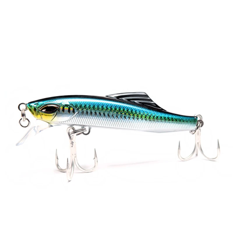 1 шт. 125 мм SFT рыболовная приманка светящаяся погружающаяся блесна длинные литые