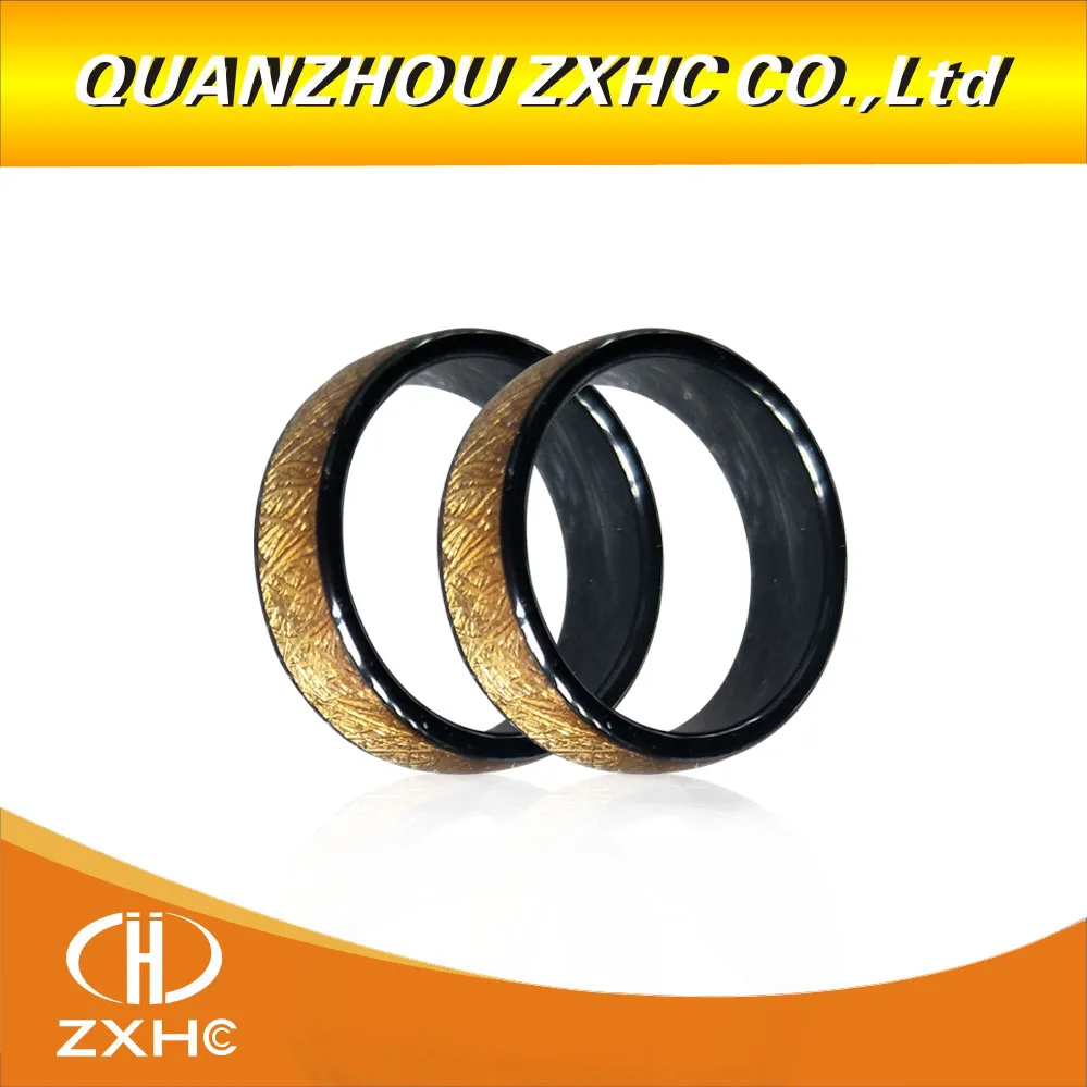 125 кГц/13,56 МГц RFID Золотая керамика Смарт палец кольцо носить для мужчин или женщин