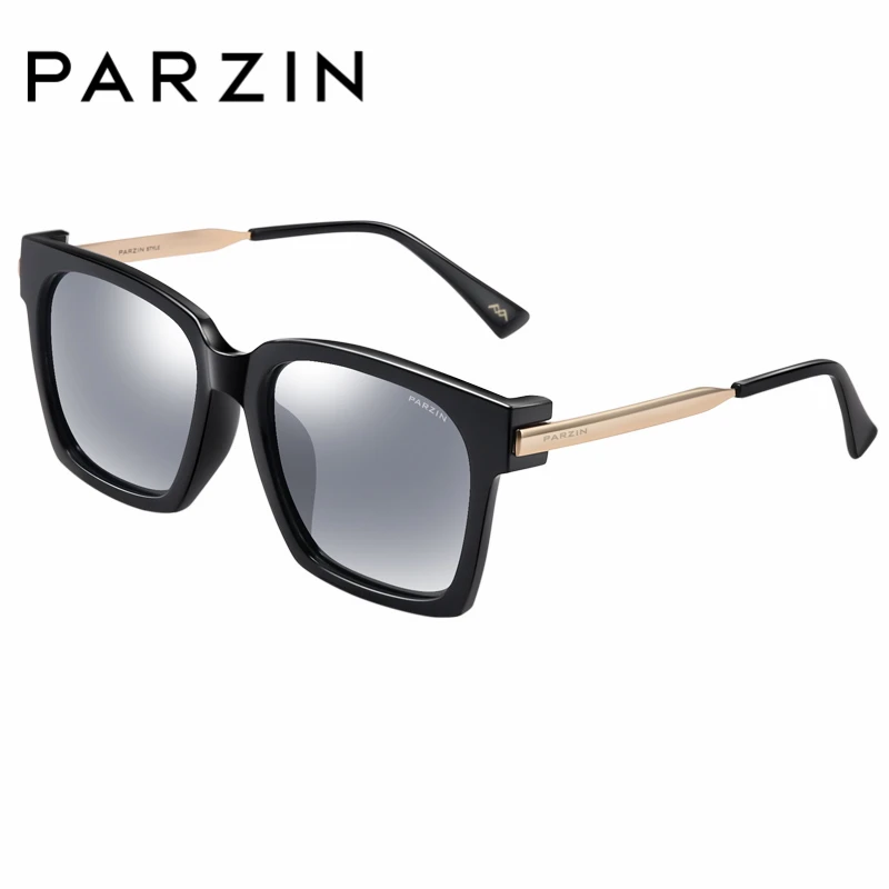 Frame black Silver Mode Box9673 Und Original Ice Rahmen black Quadratischen Großen Polarisierte Parzin Neue Winter Marke pink Sonnenbrille Mit Blue Frauen Fahren Männer Zx8RU
