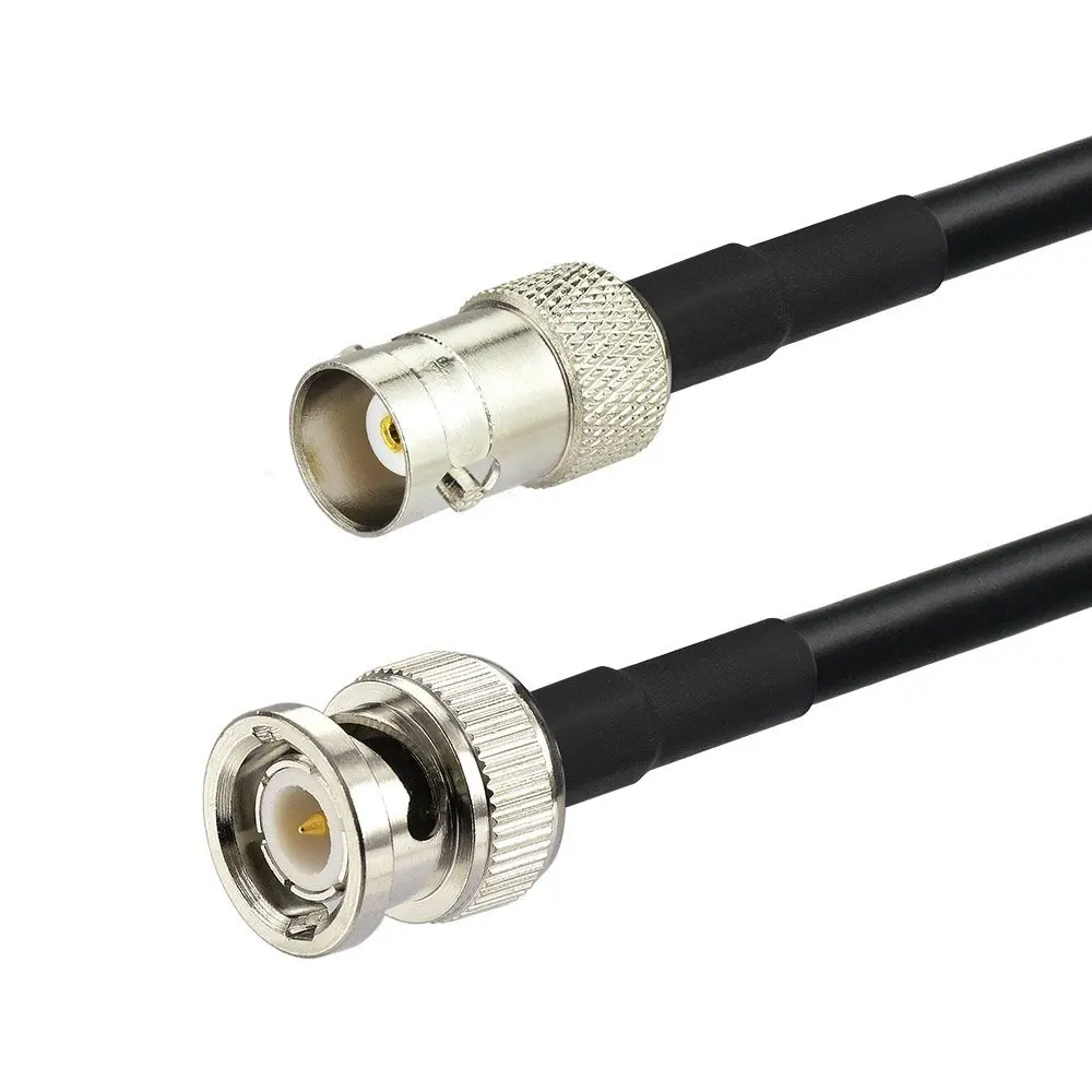BNC Male to BNC Female Pigtail Jumper Cable RG58 for Ham Radio Wireless