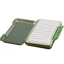 Пенопластовый водонепроницаемый ящик для хранения приманки для ловли нахлыстом пластиковый двухсторонний ящик для приманки