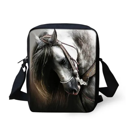 FORUDESIGNS/Crazy 3D Horse мужские сумки-мессенджеры детские маленькие сумки через плечо для мальчиков и женщин дизайнерские мини сумки через плечо с клапаном - Цвет: W793E