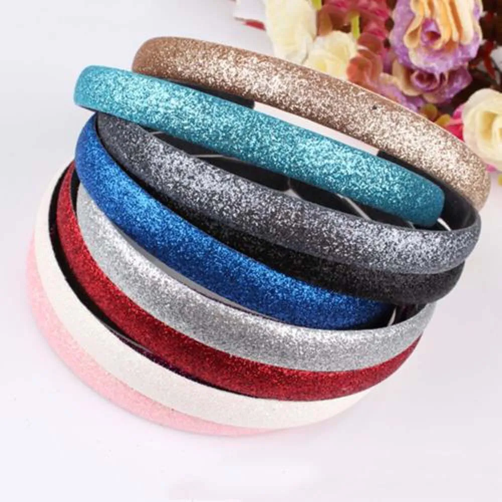 1pc Women Girl Sequin Headband Headwear Headwrap Hair Accessory Hairband Gift Shiny glitter