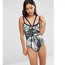 Новая новинка бикини женский купальник бикини Купальник Горячая Великолепная печать вырез купальник пляжная одежда купальники для купания