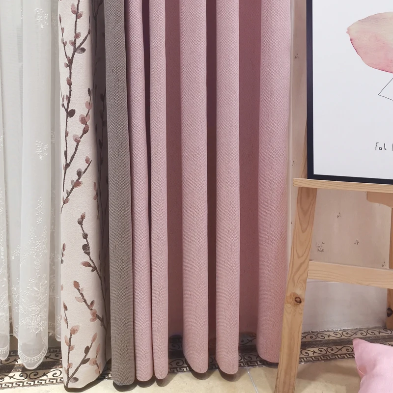 Новое поступление, Новые плотные шторы в китайском стиле для гостиной, спальни, роскошные модные розовые шторы