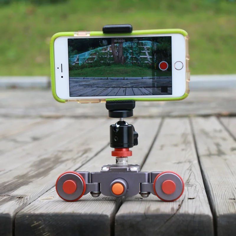 

Ulanzi Flexible Autodolly Video Car 3-Wheel Electric Dolly Track Slider Skater for iPhone DSLR Camera Camcorder Youtube Vlogger