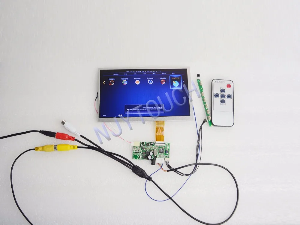 

7" AT070TN07 TFT specific Analog RGB 480x234 26 pins LED LCD Screen Plus AV board Remote Control LCD Controller