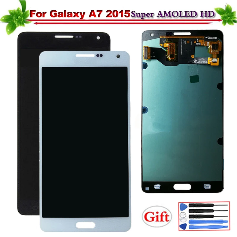 

Super Amoled for Samsung Galaxy A7 2015 A700 A700F A700H A700K LCD Display Touch Screen Digitizer Assembly Replacement