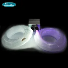 Maykit Cree чип 2*5 Вт Led оптическое волокно с мерцающим белым цветом колеса 420 шт. 3 метра смешанные звезды Pmma волокна затемнения контроллер