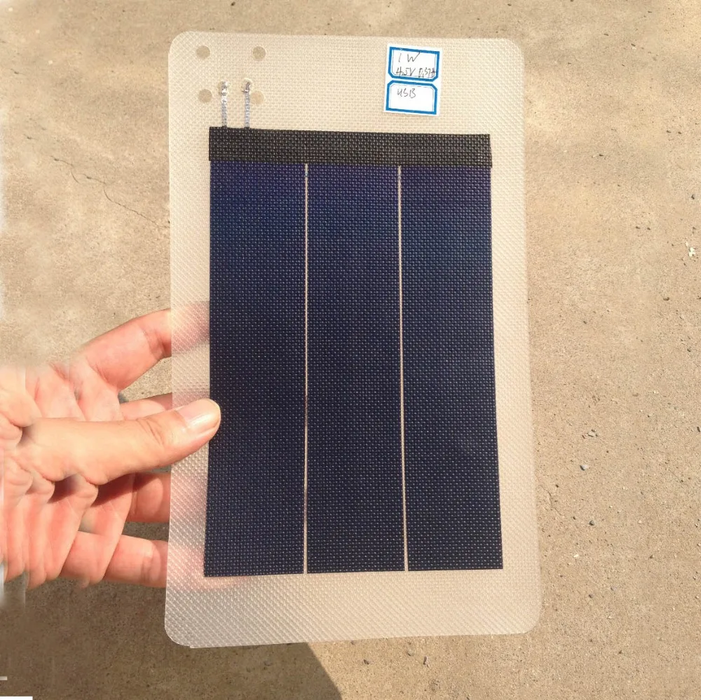 

Flexible Film Solar Panel 1W 4.5V 370MA Rechargeable Battery Kit Complete Solar Power System Battery Placa Solar Fotovoltaica