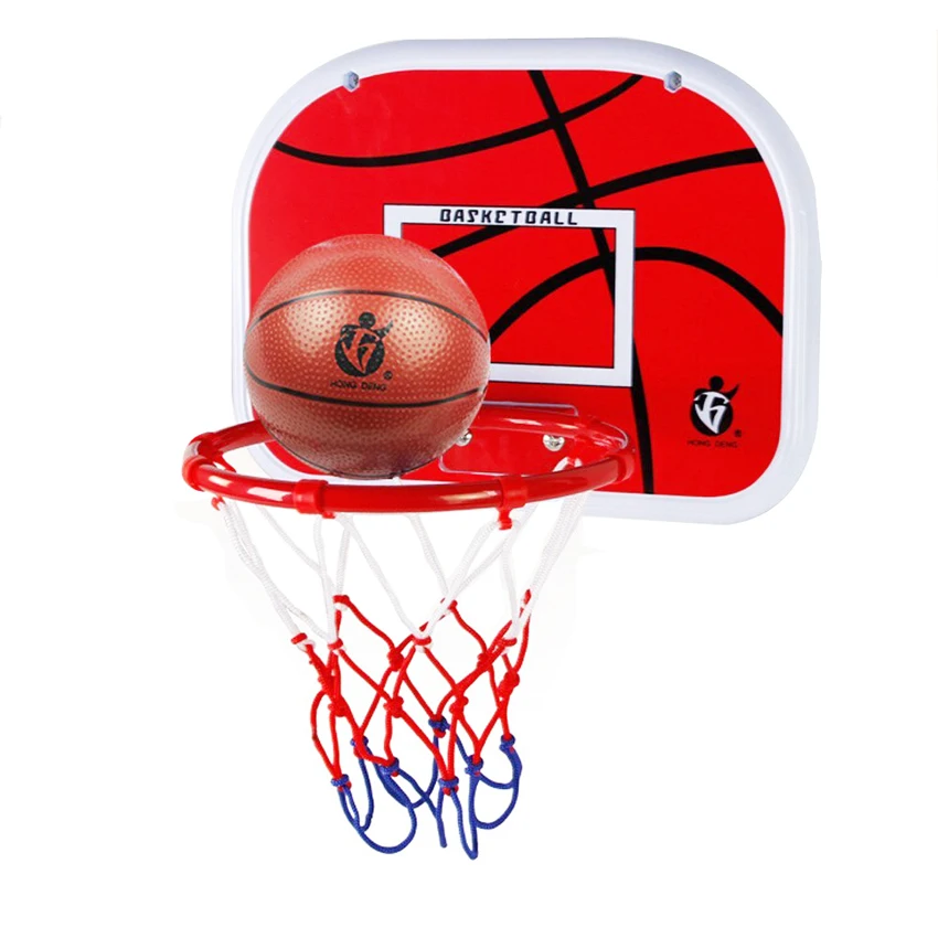 Indoor Adjustable Hanging Basketball Netball Hoop Basketball Box Mini Basketball Board For Game