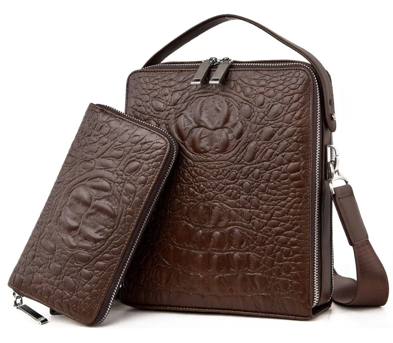 brown with wallet