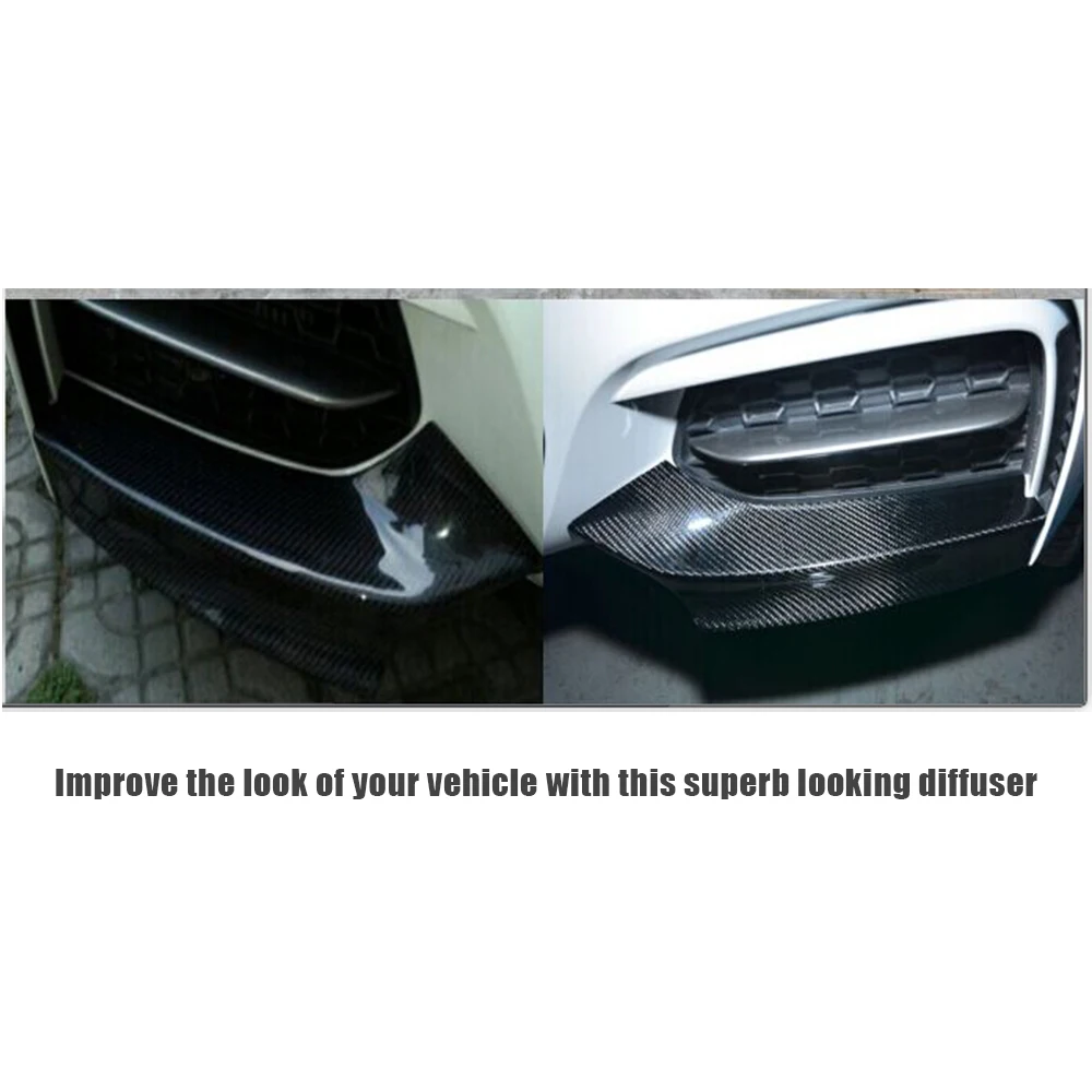 De fibra de carbono/FRP para BMW Serie 2 F23 F22 M parachoques delantero divisores labio solapas M235i M240i Coupe convertible 2013-2017