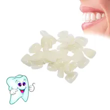 50 шт/1 пакет зубные ультра тонкие отбеливания виниры смолы для передних зубов Временная Корона
