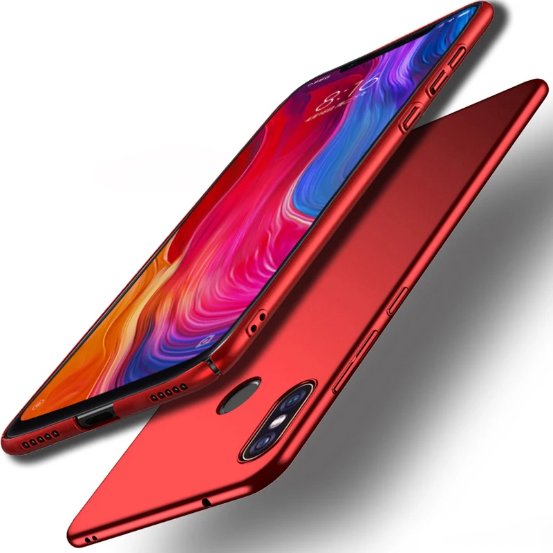 Тонкий Жесткий PC матовый защитный чехол для задней крышки Xiaom Pocophone F1 6 6X 6A Mi 8 SE Lite 5