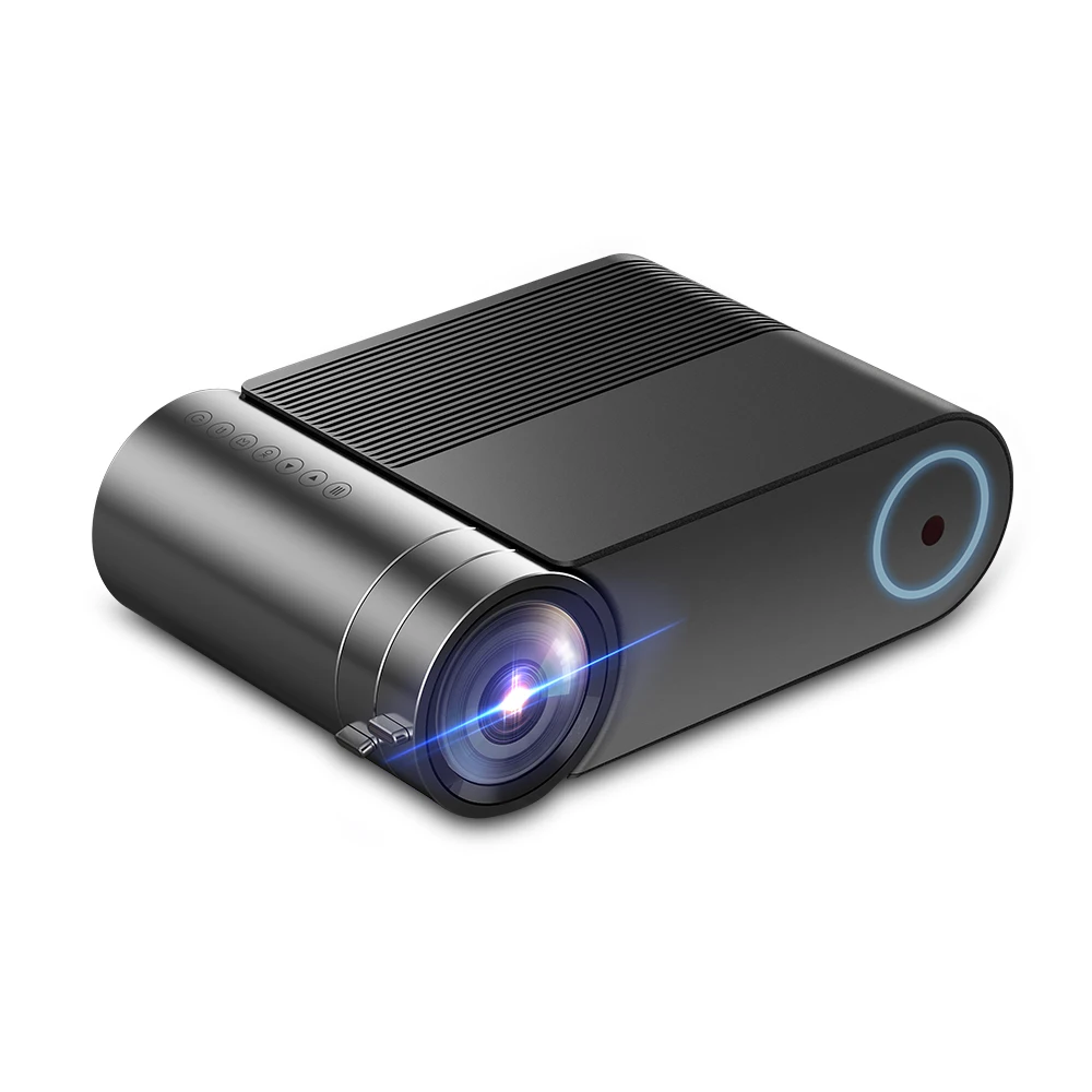  2019 AAO Brand New Design YG420 Mini LED Projector Home Theater Smartphone Screen Mirroring Android