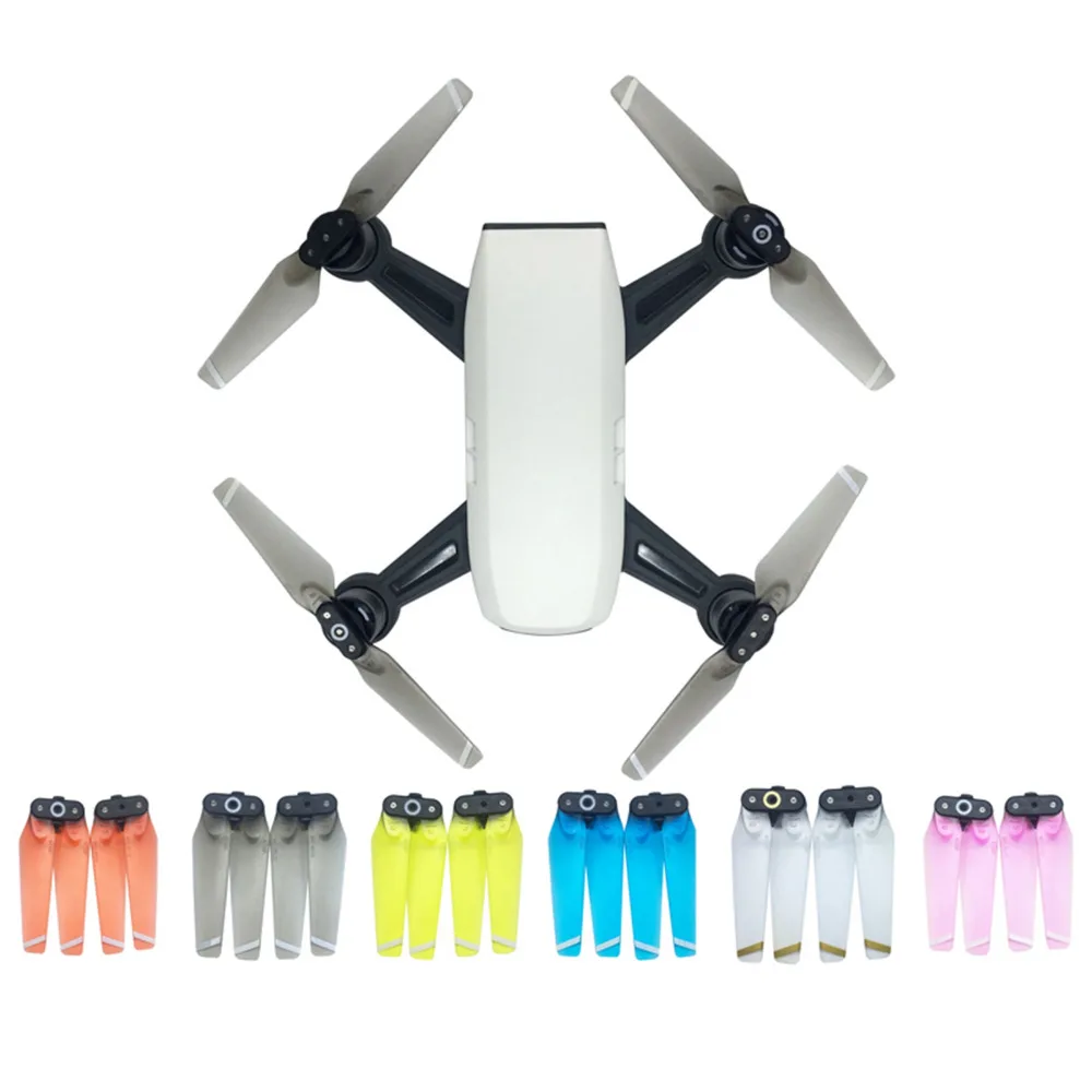 1 пара быстроразъемных пропеллеров для DJI Spark Drone складные лопасти реквизит RC