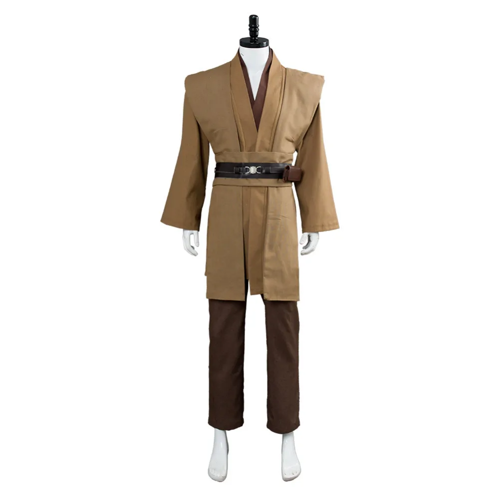 Туника Kenobi Jedi костюм для косплея коричневая версия без плаща|Костюмы аниме| |