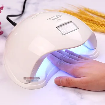 

SUNUV Sun5 Nail Dryer 48W LED UV Lamp Double light Nail Dryer Fingernail Toenail Gel Curing Manicure Machine Nail Art Salon Tool