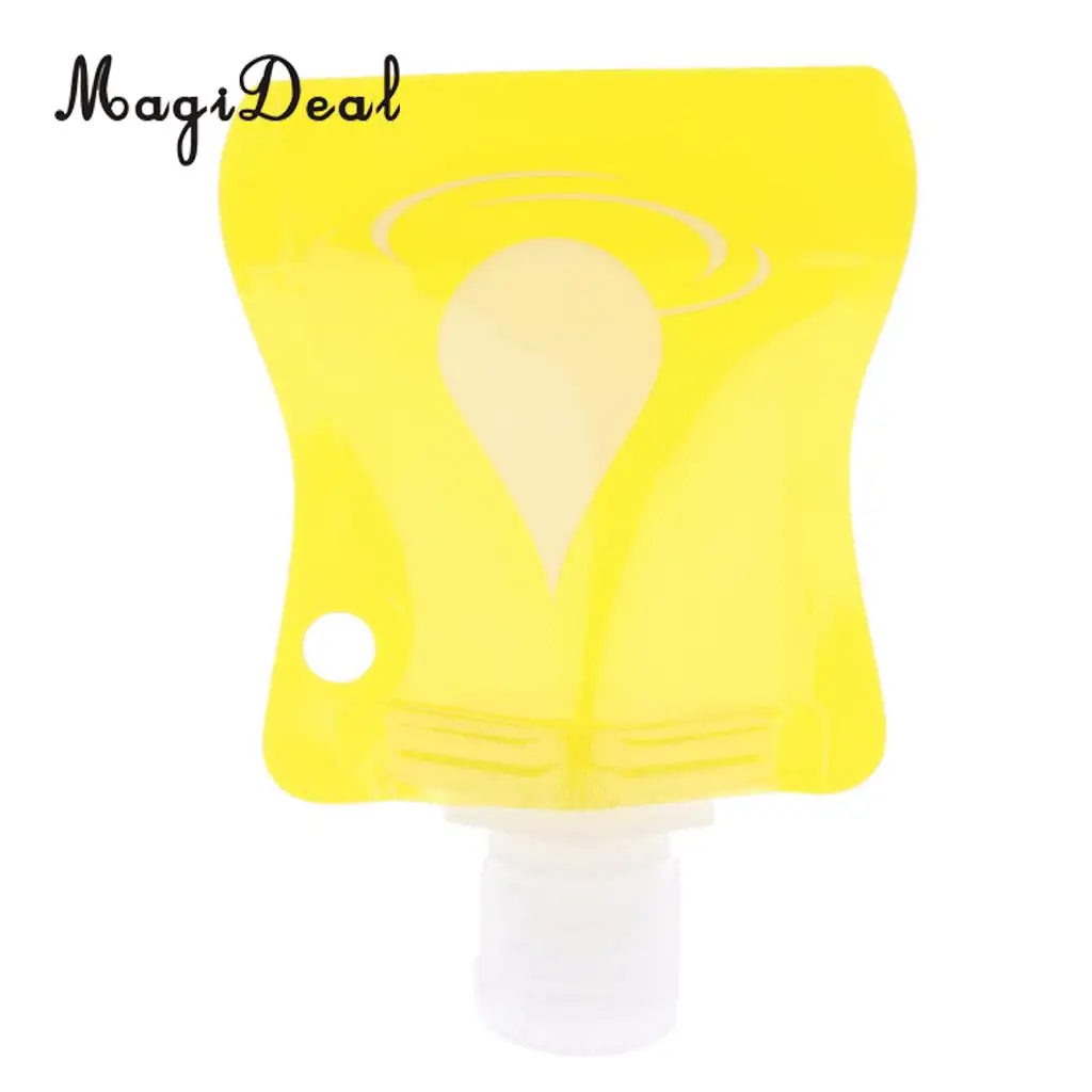 3pcs Refillable Empty Squeeze Pouch Shampoo Cleaner Shower Gel  Body Lotion Squeezable Bag Bottle