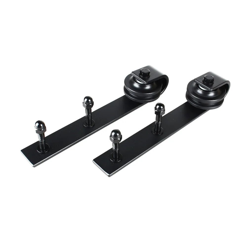 Wooden Sliding Door Hardware Set 6ft Modern Sliding Barn Door