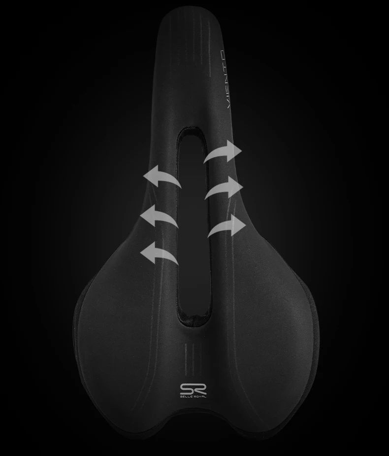 SELLE ROYAL велосипедное седло для велосипедного седла, дышащая водонепроницаемая Мягкая силиконовая подушка из искусственной кожи, велосипедное седло MTB для мужчин и женщин