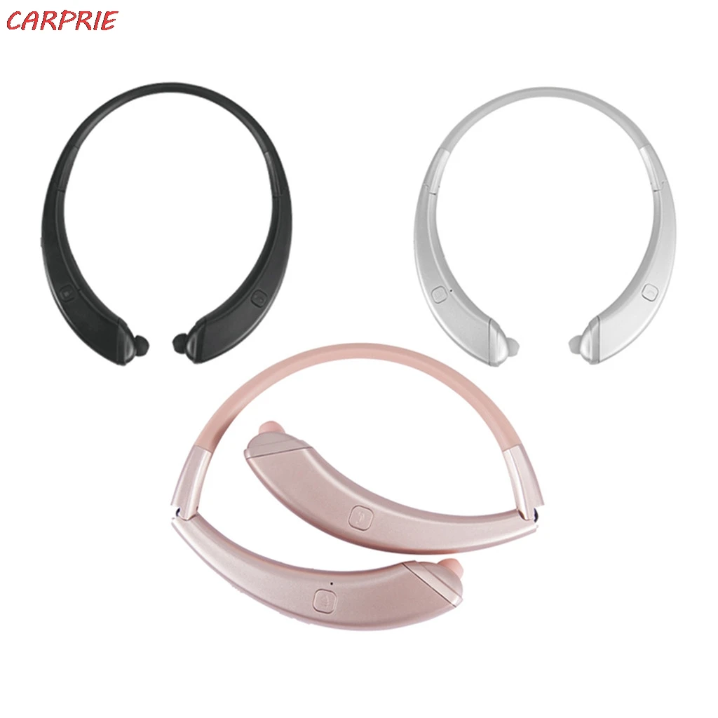 

CARPRIE Fashionable Universal Wireless Bluetooth Earphone with Mic HiFi Sound Headsets Foldable Simple 2019 Big PromotionZ30416