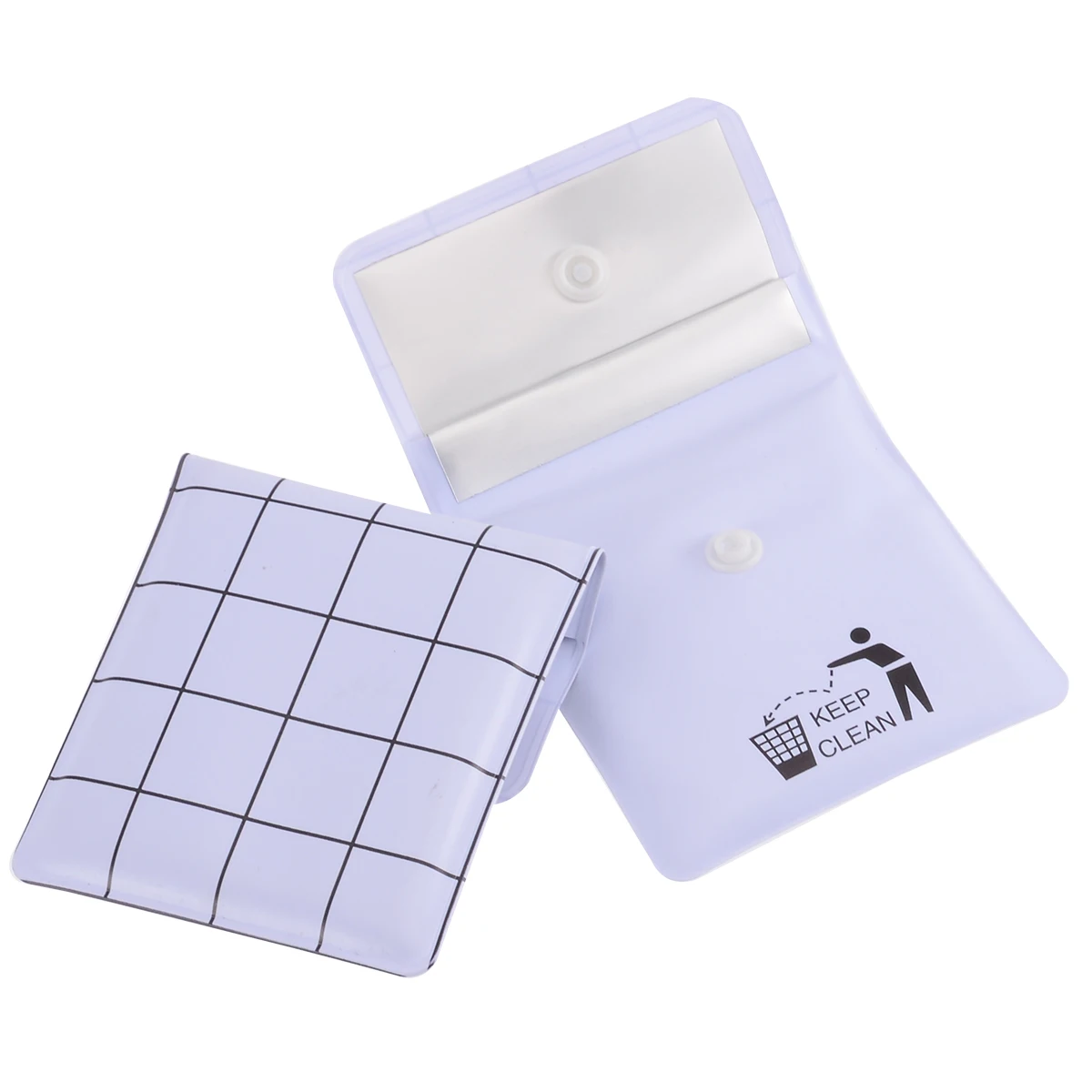 2pcs New PVC Ashtrays Bag Portable Pocket Ashtray Outdoor Smoking Cigar Cigarette Ash Tray Storage Bag