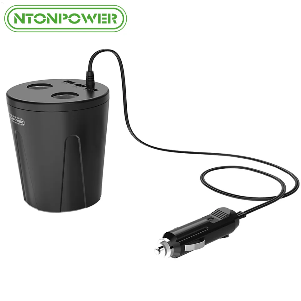 NTONPOWER MP 12V Output USB Car Charger Cigarette Lighter Adapter Quick Charger for font b Smartphone