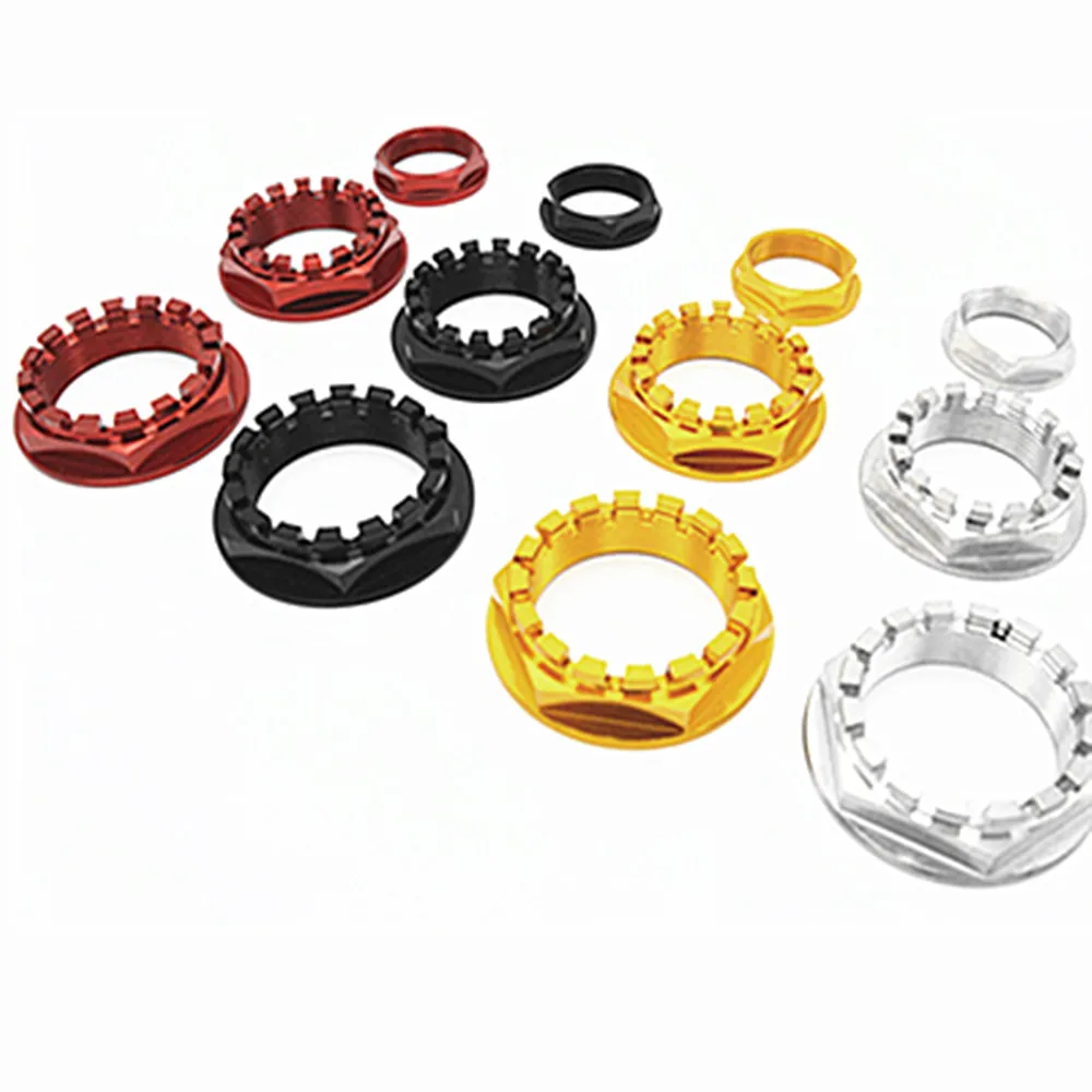 

3PCS Front and Rear wheel axle nut CNC Racing 7075 Aluminum for Ducati