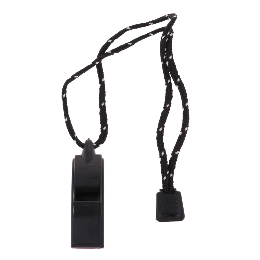 MagiDeal Safety Signal Whistle with lanyard for Boating Camping Hiking Hunting Emergency Survival Hand Strap Keychain