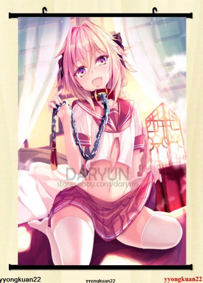 Anime Poster Fate Apocrypha Astolfo Wall Scroll Poster Free Shipping Creative Giftshome Decoration Japanese Cartoon 16 24inch Painting Calligraphy Aliexpress