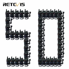 50pcs Walkie Talkie Retevis RT-5R 5W 128CH UHF VHF Dual Band FM Radio VOX Ham Radio Comunicador HF Transceiver