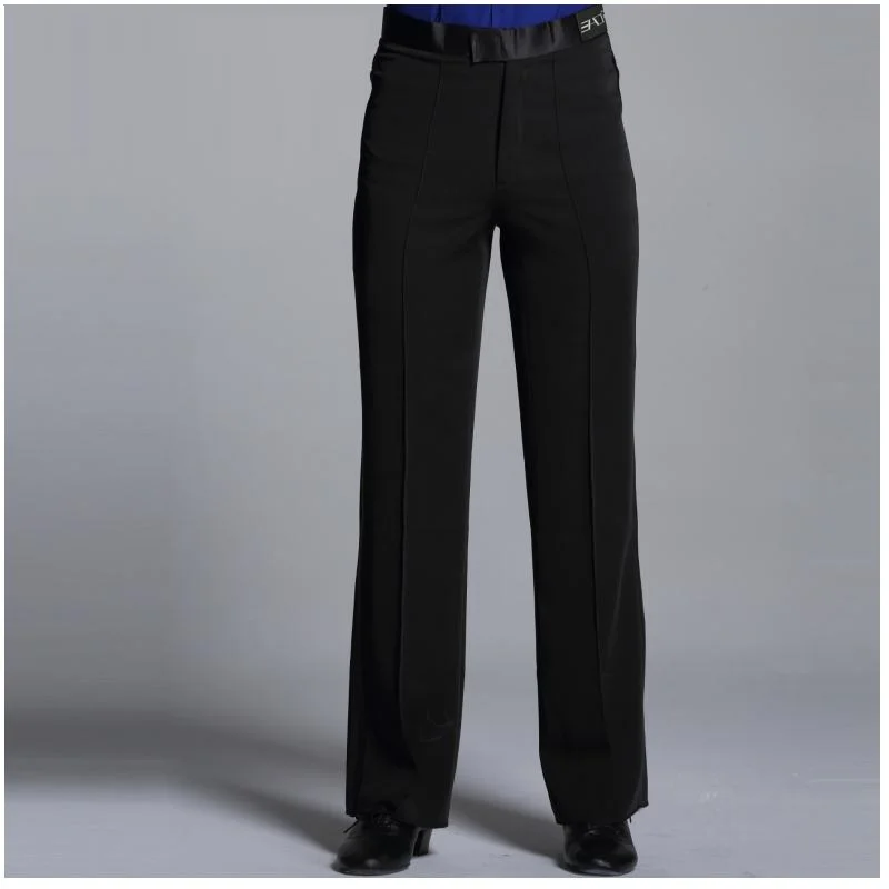 

Male Latin Dancing Pants Men's Chacha Rumba Dancing Trousers Professional Men Ballroom Dancing Trousers Samba Suit B-6968