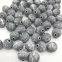 Дешевые 30/50 шт 9/11 мм Новинка; Лидер продаж бусины модные круглые акриловые бусины Форма для аксессуары и украшения рукоделие своими руками Браслеты ожерелья