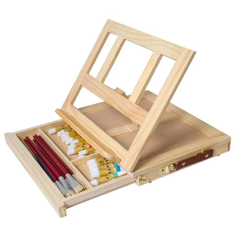 Многофункциональный мольберт для художника Портативный Миниатюрный стол легкий складной мольберт для хранения или во время поездок
