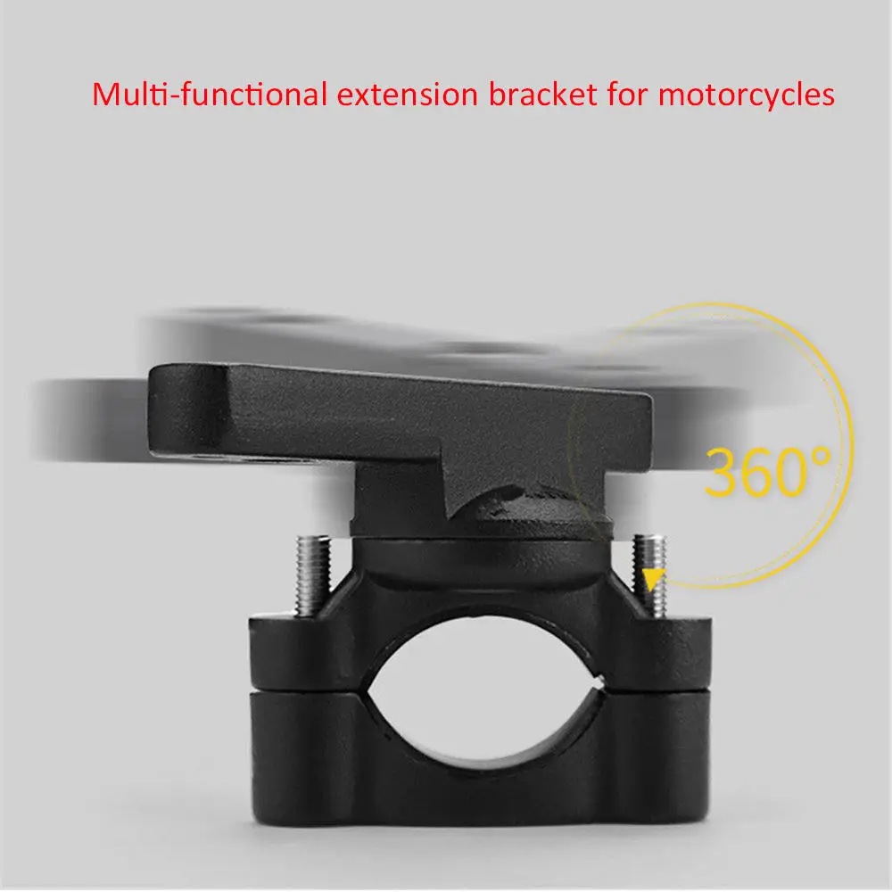 Универсальный CNC кронштейн для крепления на руль мотоцикла светодиодный светильник держатель для телефона кронштейн расширения мотоцикла