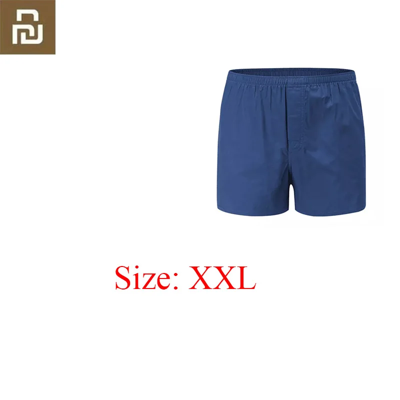 Xiaomi Mijia, мужское нижнее белье, боксеры, свободные шорты, хлопковые Мягкие штаны с большими стрелками, нижнее белье, классические трусы-боксеры - Цвет: Type 8