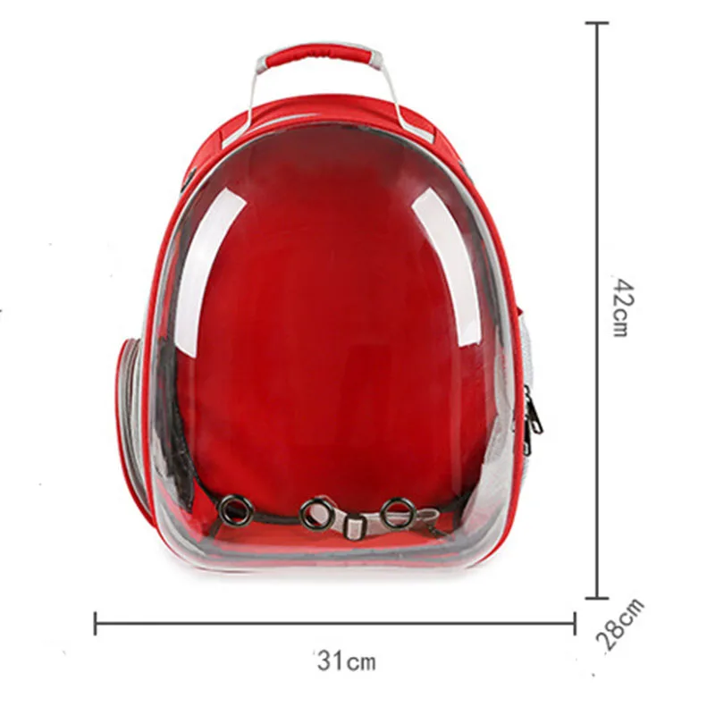 Breathable Pet Dog Cat Carriers Bag Outdoor Travel Transparent Space Pet Backpack Carry Bag Case Puppy Carriers Cat Rabbit Cage9
