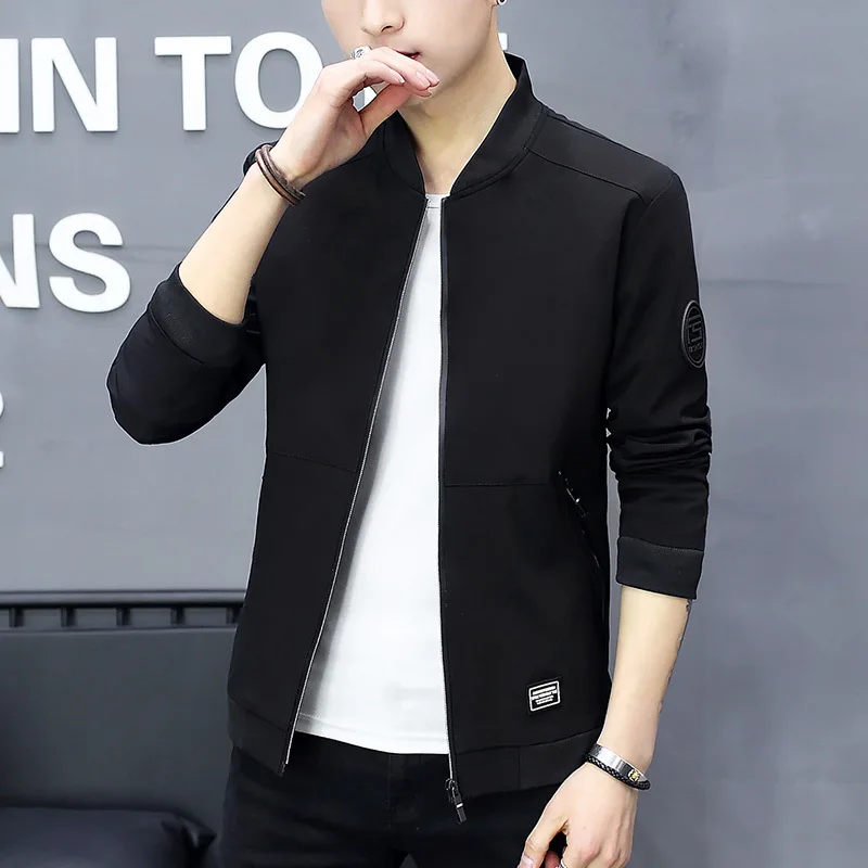 Jacket Men Casual Baseball Jacket Spring Autumn Fashion Slim Fit Streetwear Men Jacket Thin Jackets Brand Casual Coat Plus Size Jacket Men Casual Baseball Jacket Spring Autumn Fashion Slim Fit Streetwear Men Jacket Thin Jackets Brand Casual Coat Plus Size