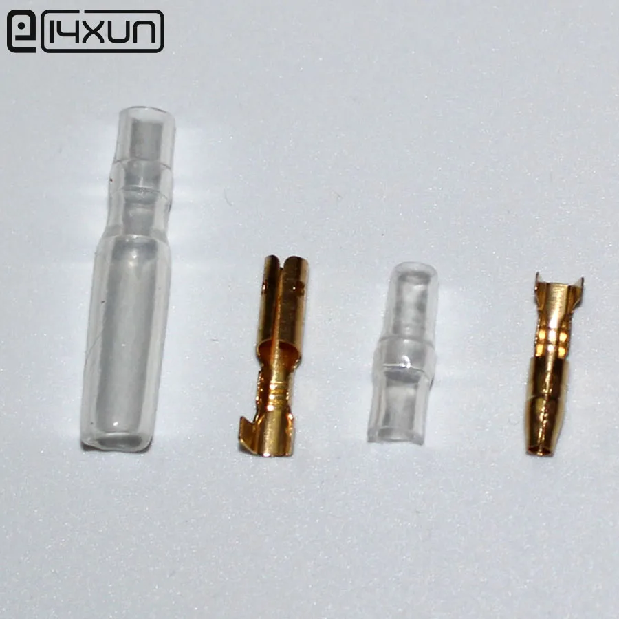 

20sets=80pcs 3.5 bullet terminal car electrical wire connector diameter 3.5mm pin male and female adapter with case kits