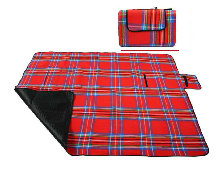 

Waterproof Foldable Outdoor Camping Mat Picnic Mat Plaid Beach Blanket Baby Climb Blanket Multiplayer Tourist Mat GYH