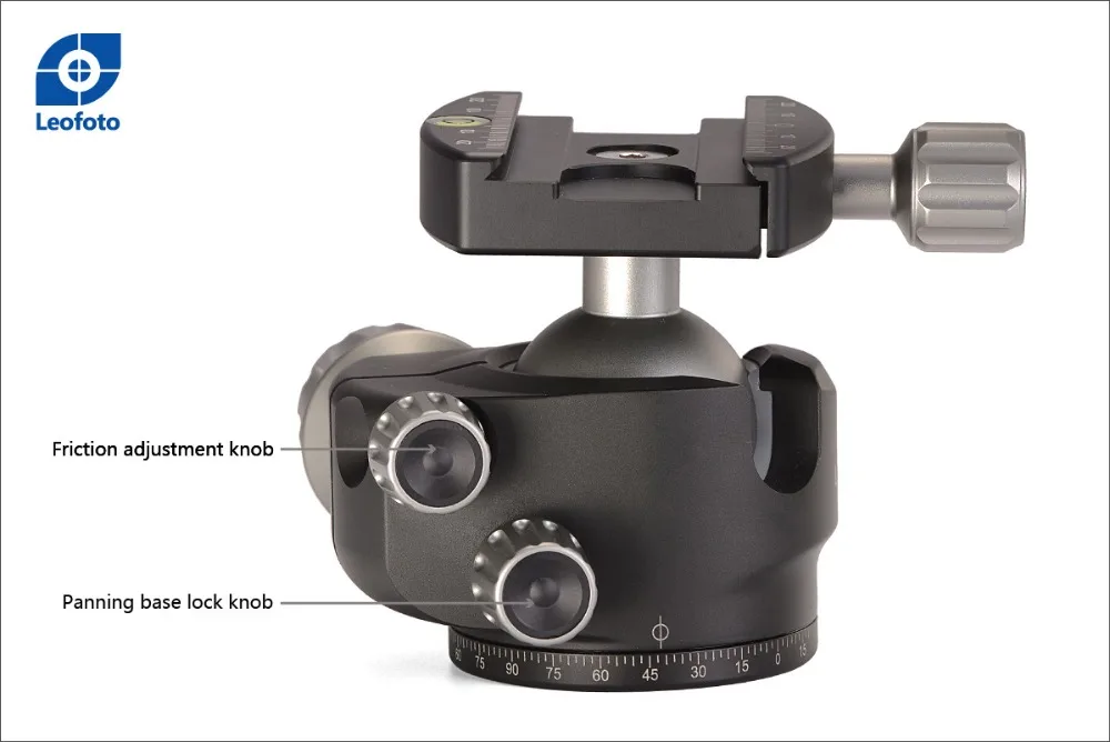 Aluminum Alloy Camera Tripod Ball Head low profile LH-40 compatible for Gitzo for Manfrotto Sunwayfoto tripod XB-44 RRS BH-40