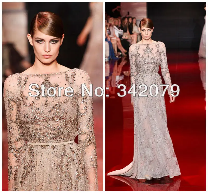 Elie Saab Silver Dresses