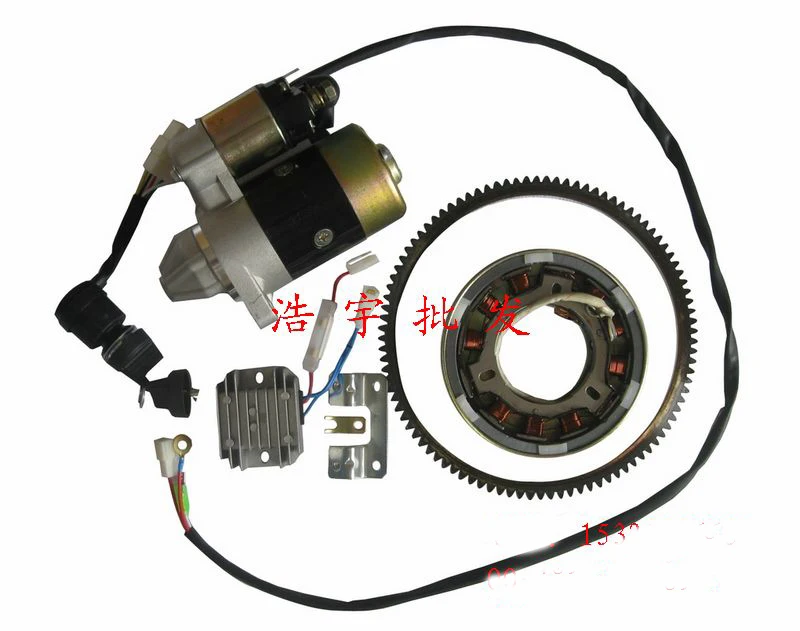 

170F 178F 186F diesel engine generator starter motor Hand start to change electric start (note the model 170 178 or 186 to us)